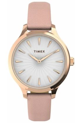 Zegarek Damski TIMEX TW2V06700 Pasek Różowe Złoto