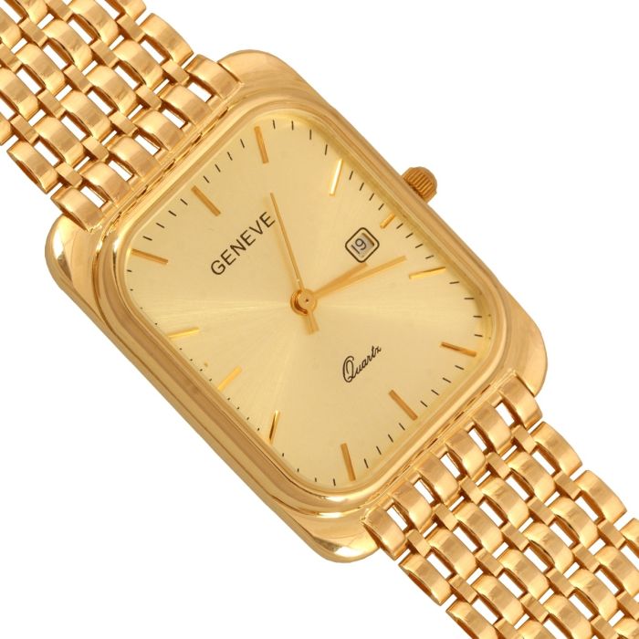 Złoty zegarek męski Geneve Zv267