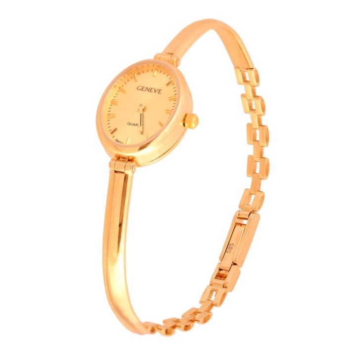 Złoty zegarek damski na bransolecie Zv262
