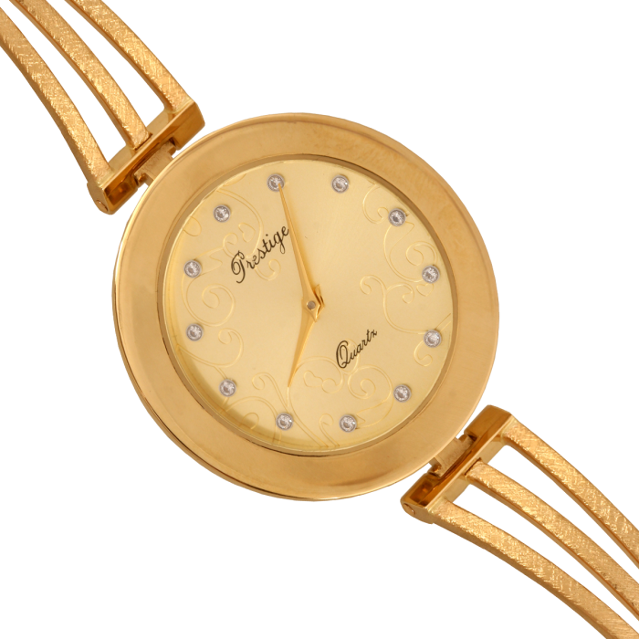 Złoty zegarek damski zv281