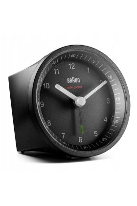 Budzik BRAUN BC07B-DCF Kolor Czarny Mechanizm Radio Control