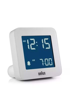 Budzik BRAUN BC09W Kolor Biały. Radio Control